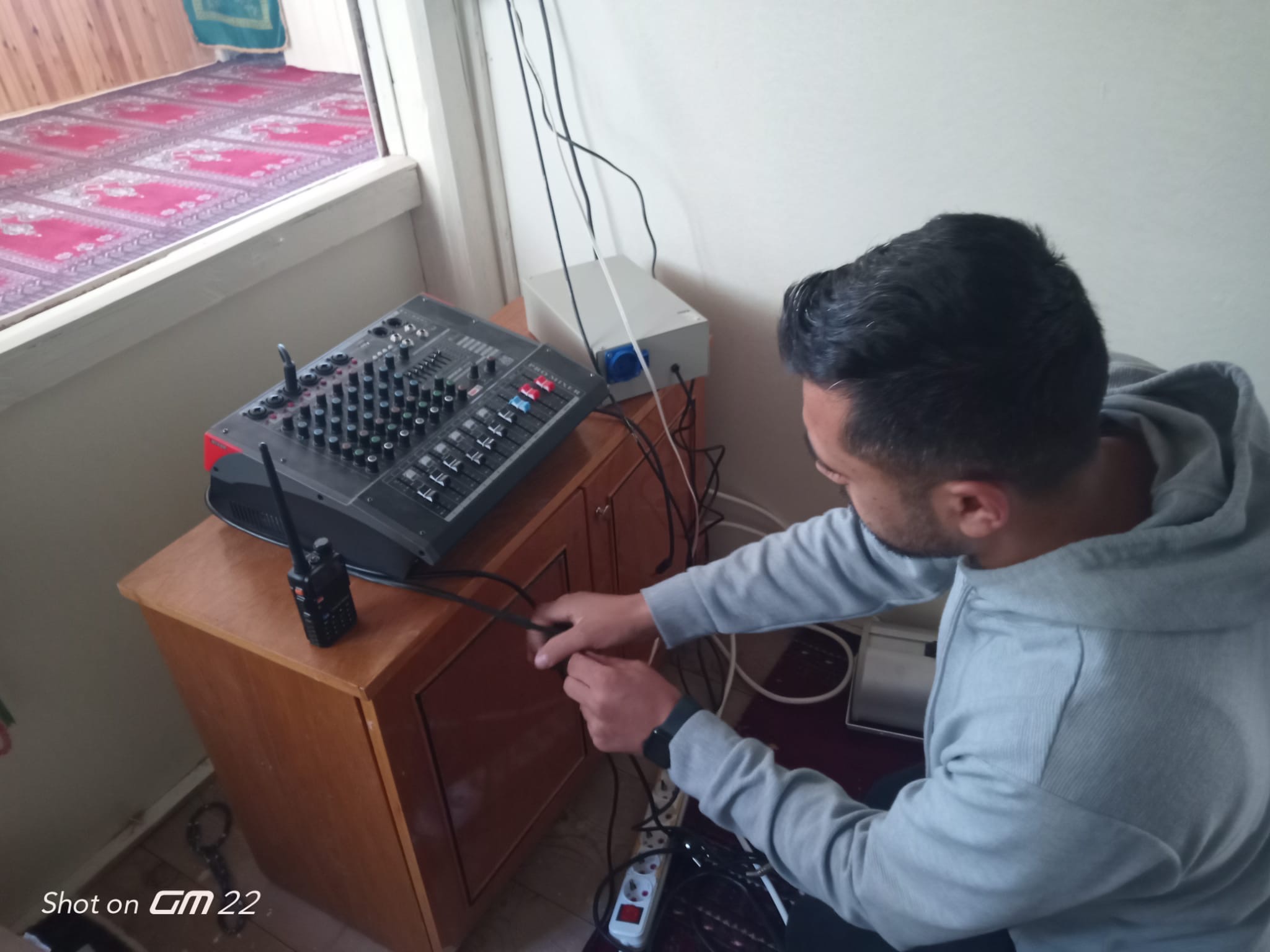 Cami Ezan Sistemi Tamir Edildi